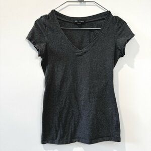 🛍️4 for 20$ / Streetwear Society V Neck Short Sleeve Tee / Charcoal Heather / M